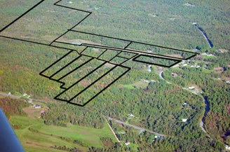 Adirondack Airpark Estates with 12 lots subdivided with underground utilities in place and home of the Silohome Atlas F Missile Base Survival Complex